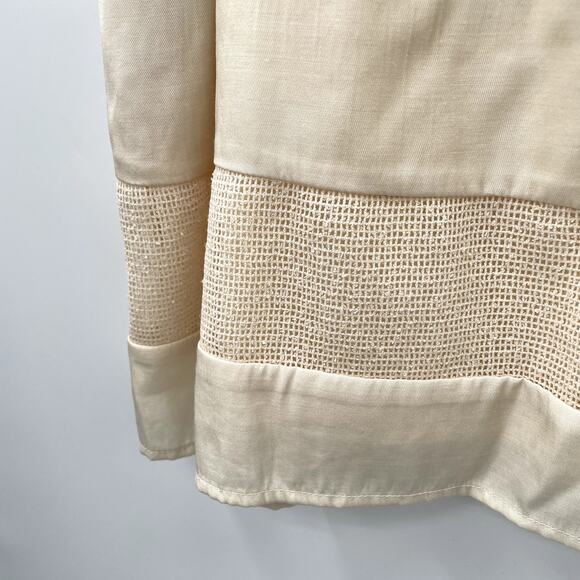 TULLE FASHION NWT Ivory A line Skirt // M - Picture 2 of 7